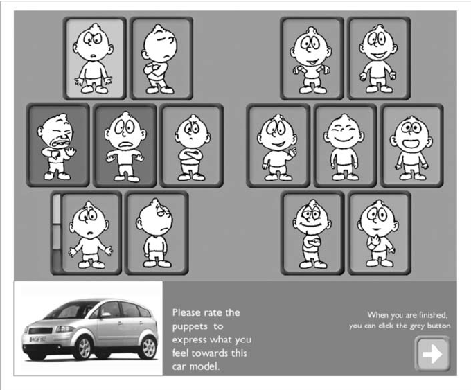 PrEmo emotional response for digital product design
